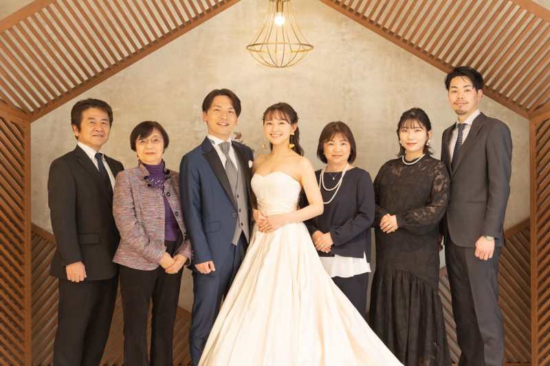 ご家族様を呼んでの撮影♪