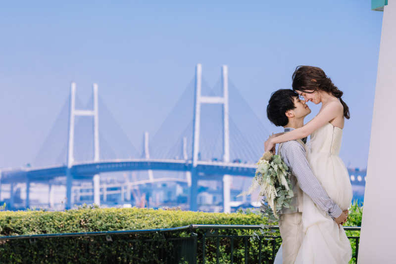 【Autumnキャンペーン!!!】 港の見える丘公園ロケーション撮影・データ100カット付きプラン【衣裳選び放題】