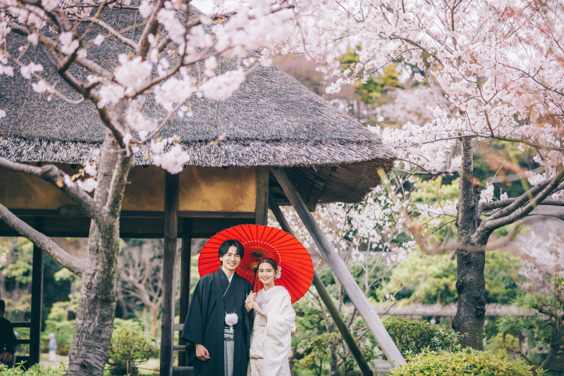 ★早割★桜ロケーション撮影 三渓園ロケーション撮影+データ150カット付きプラン【衣装差額なし】
