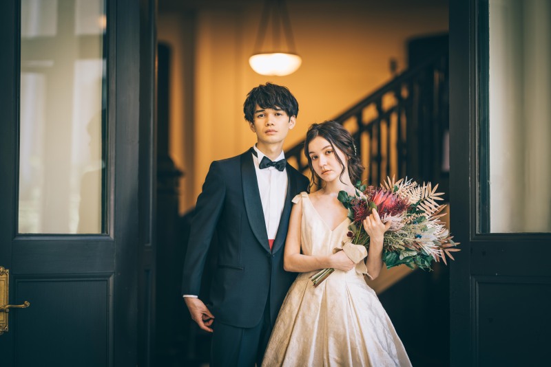 【Autumnキャンペーン!!!】横浜開港記念会館ロケーション撮影・データ100カット付きプラン 【衣裳選び放題】