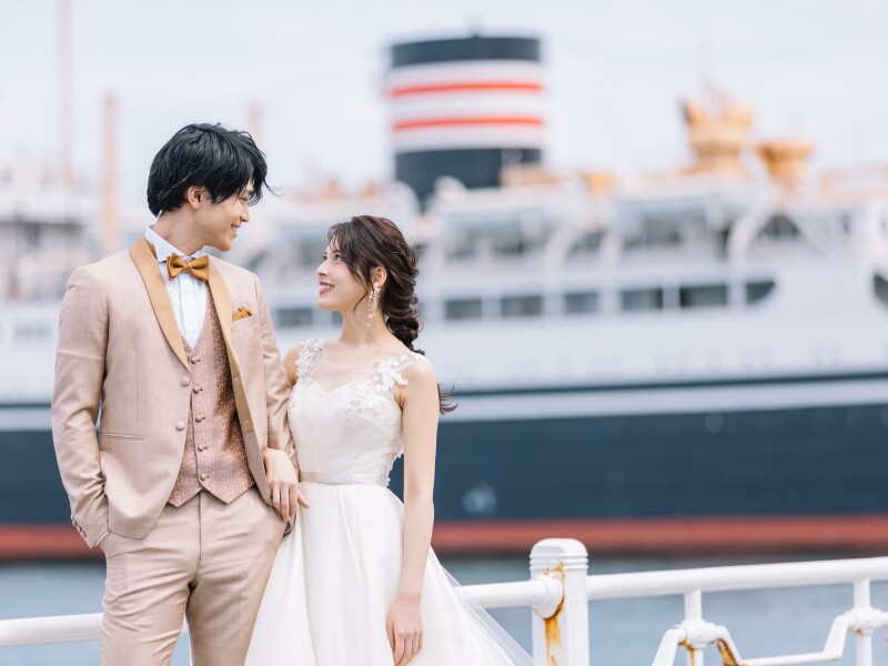 【Autumnキャンペーン!!!】 山下公園ロケーション撮影・データ150カット付きプラン【衣裳選び放題】