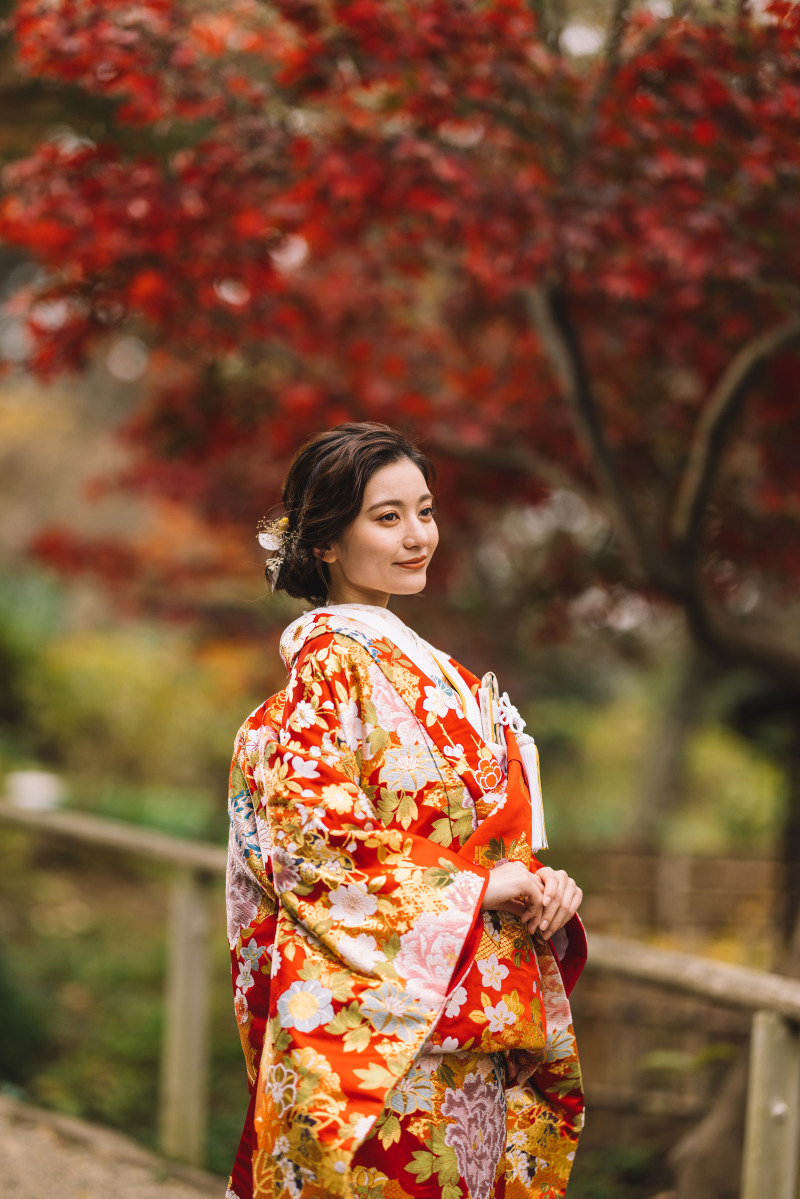 ★紅葉ロケーション撮影★三溪園ロケーション撮影+データ150カット付きプラン【衣装選び放題】