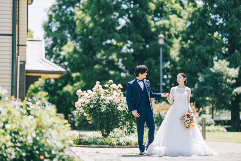 【Autumnキャンペーン!!!】 山手イタリア山庭園ロケーション撮影・データ100カット付きプラン【衣裳選び放題】