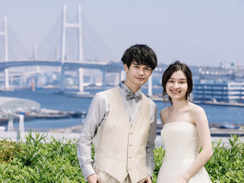 【Autumnキャンペーン!!!】 港の見える丘公園ロケーション撮影・データ100カット付きプラン【衣裳選び放題】