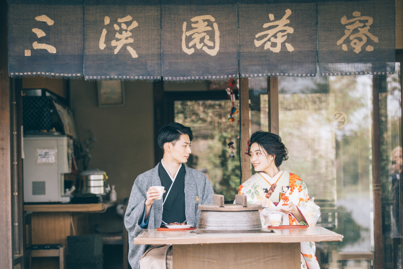 【Autumnキャンペーン!!!】 三渓園ロケーション撮影・データ150カット付きプラン【衣裳選び放題】