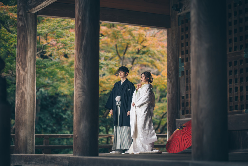 【組数限定✳︎紅葉プラン✳︎】和装&times;紅葉ロケーション（鎌倉）データ100カット付き【衣裳選び放題／交通費無料】