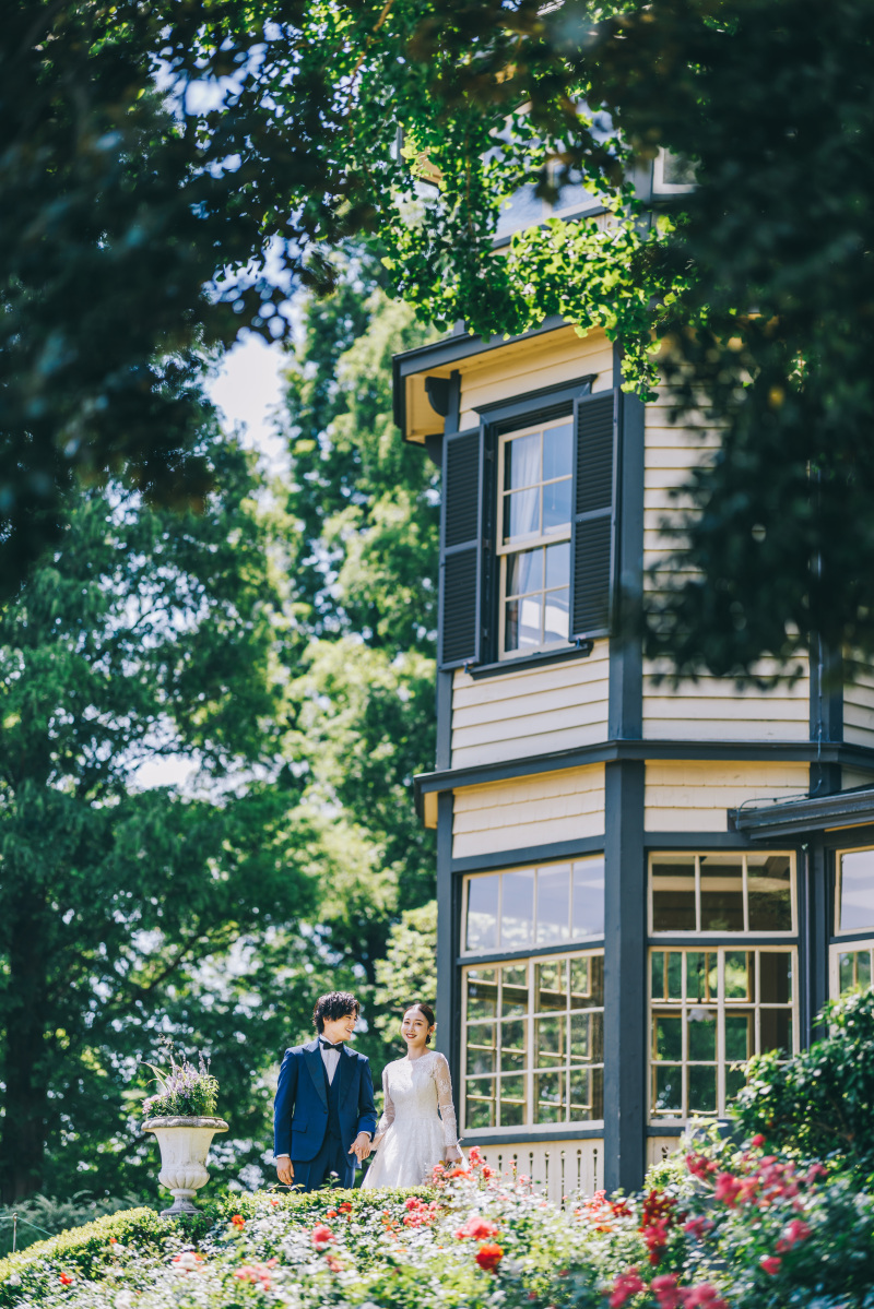 【Autumnキャンペーン!!!】 山手イタリア山庭園ロケーション撮影・データ100カット付きプラン【衣裳選び放題】
