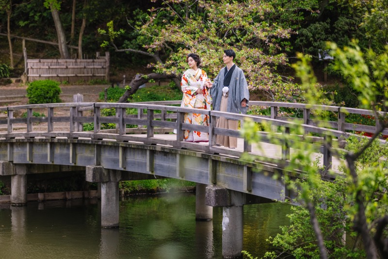 【Autumnキャンペーン!!!】 三渓園ロケーション撮影・データ150カット付きプラン【衣裳選び放題】