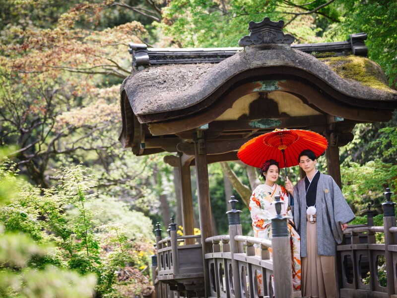 【Autumnキャンペーン!!!】 三渓園ロケーション撮影・データ150カット付きプラン【衣裳選び放題】