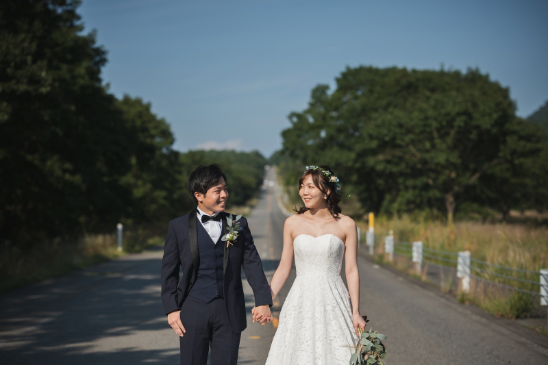 榛名湖に到着！まずはメロディーライン♪