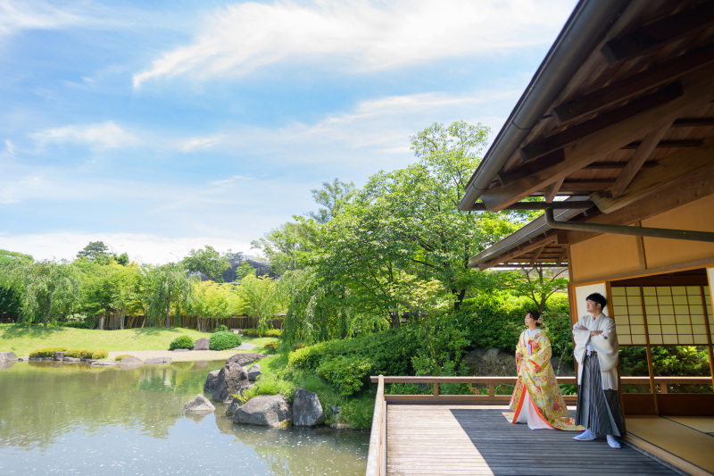 和装@前橋公園日本庭園・洋装@ラブリバー親水公園うぬき