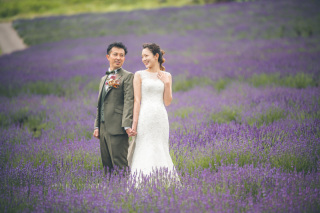 eneen wedding GUNMA_【花畑】季節の花々に囲まれて色鮮やかなフォト