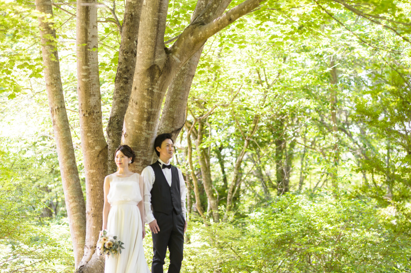 eneen wedding GUNMA_ガーデンで撮影できる
