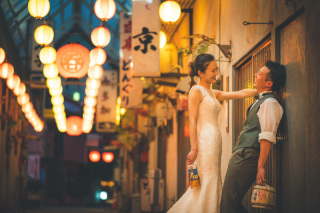 eneen wedding GUNMA_【街中】洗練された都会の中でスタイリッシュな撮影を