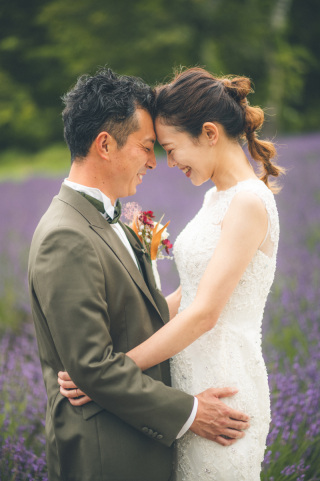 eneen wedding GUNMA_【花畑】季節の花々に囲まれて色鮮やかなフォト