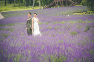 eneen wedding GUNMA_【花畑】季節の花々に囲まれて色鮮やかなフォト