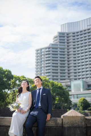 eneen wedding GUNMA_【街中】洗練された都会の中でスタイリッシュな撮影を