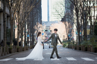 eneen wedding GUNMA_【街中】洗練された都会の中でスタイリッシュな撮影を