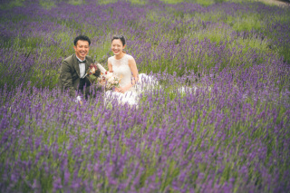 eneen wedding GUNMA_【花畑】季節の花々に囲まれて色鮮やかなフォト