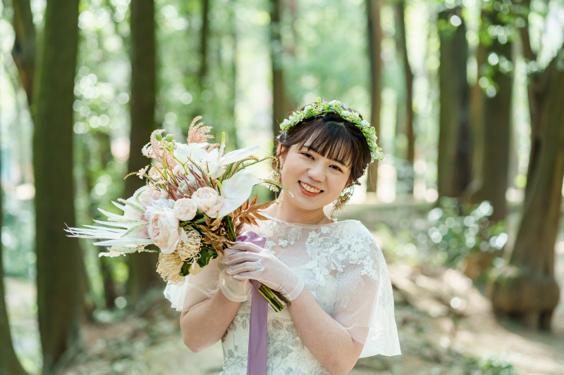 【群馬の森】豊かな緑に包まれた静寂な森の中で撮影♪洋装1着レンタル/アテンド/全データ150カット付き