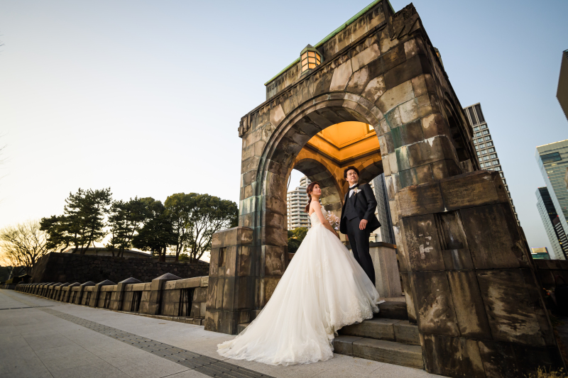 【東京丸の内周遊プラン】美肌補正★東京駅・丸の内周辺で撮影したい方必見!お衣装は群馬で選びお支度は東京でOK◎洋装1着レンタル