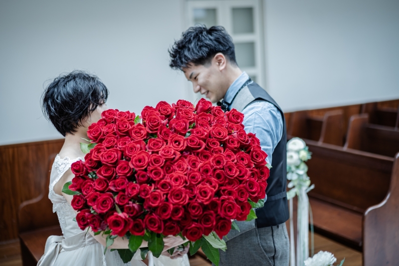 プロポーズの言葉と一緒に