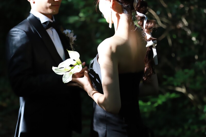 和装の撮影も終えて奈多海岸へ