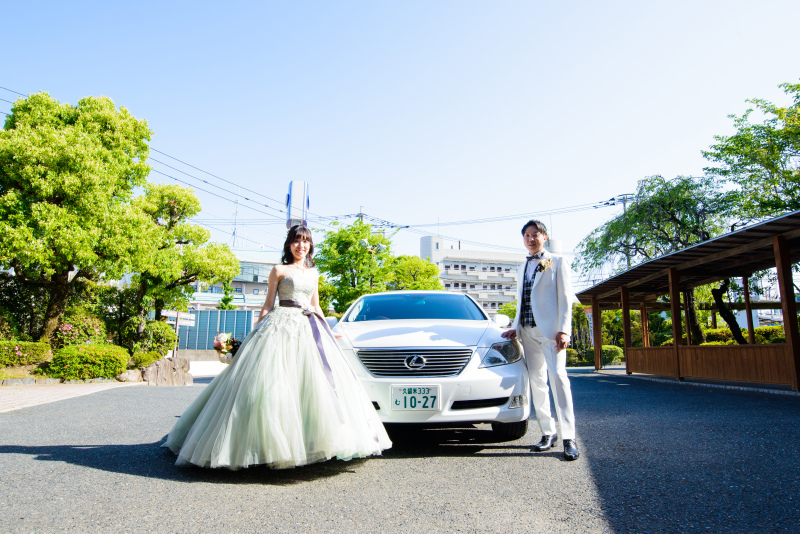 大切なお車と一緒に記念に撮影☆