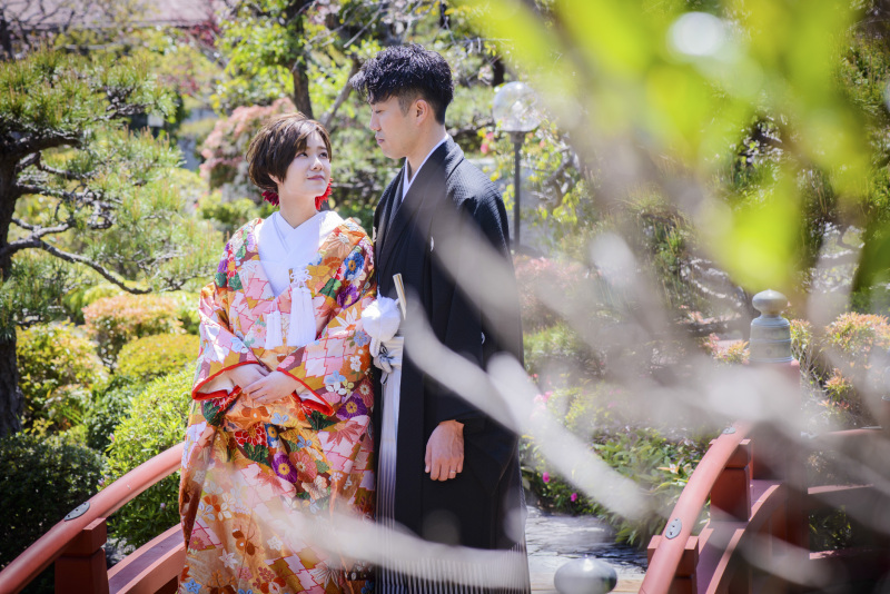 日本庭園での撮影は大人気♪♪