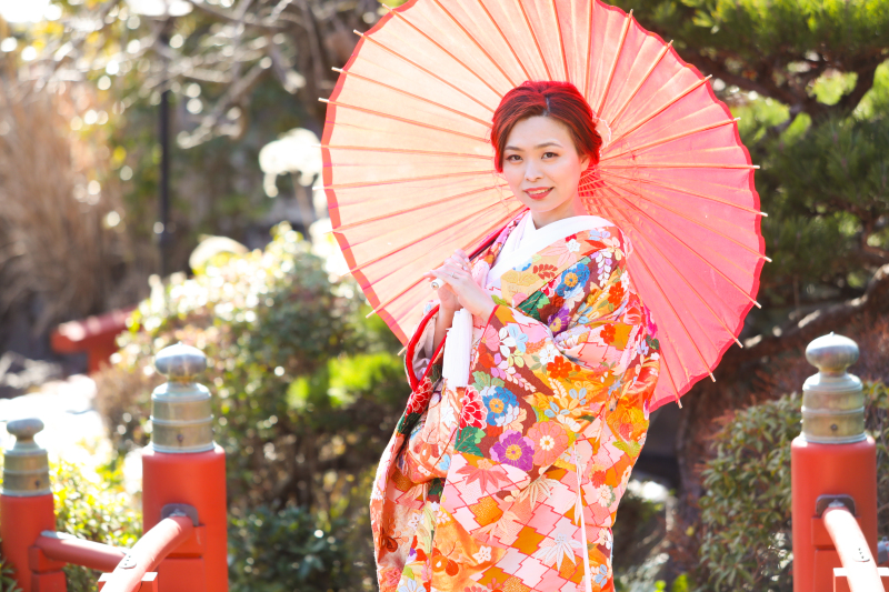 白無垢・色打掛も追加料金なし♢