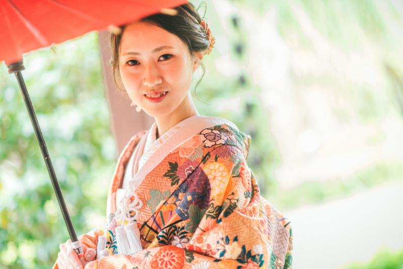 【日本庭園プラン】敷地内庭園だから移動がかからない♪和装100着から選び放題(美容、データ付き)