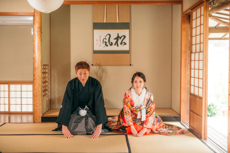 【日本庭園プラン】敷地内庭園だから移動がかからない♪和装100着から選び放題(美容、データ付き)