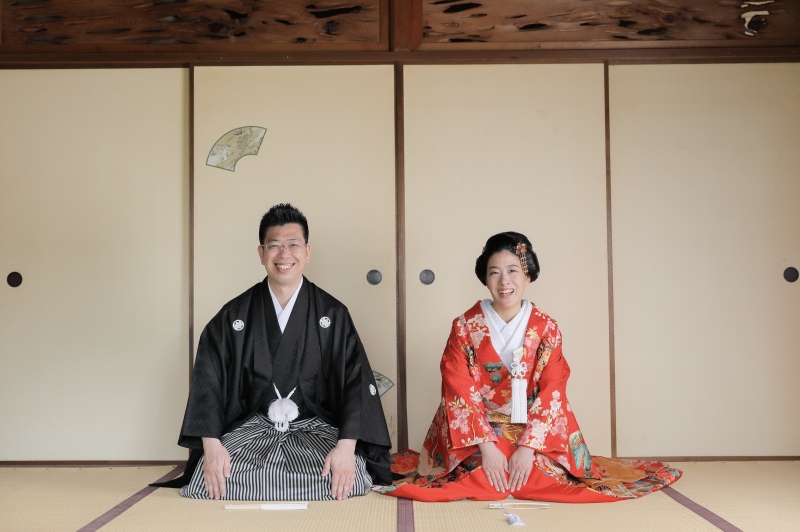 新日本髪で和装前撮り 色打掛 白無垢 プラン 長楽寺 紅葉庵 撮影日 21年5月15日 長楽寺 紅葉庵 古都の花嫁 京都府でフォトウェディング探すならphotorait