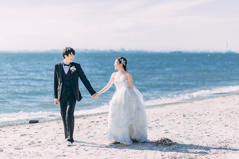 海で撮影できる東京都の50スタジオを比較 前撮り 結婚写真 フォトウェディングのphotorait