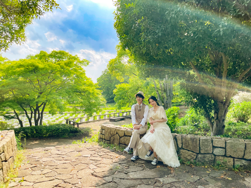 東京和装結婚写真 大國魂神社結婚式場 東京都でフォトウェディング探すならphotorait