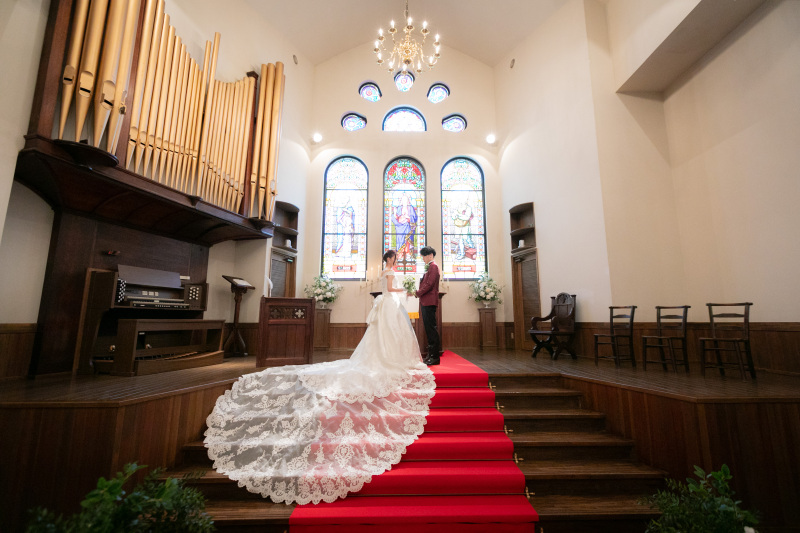 王道のチャペル撮影!