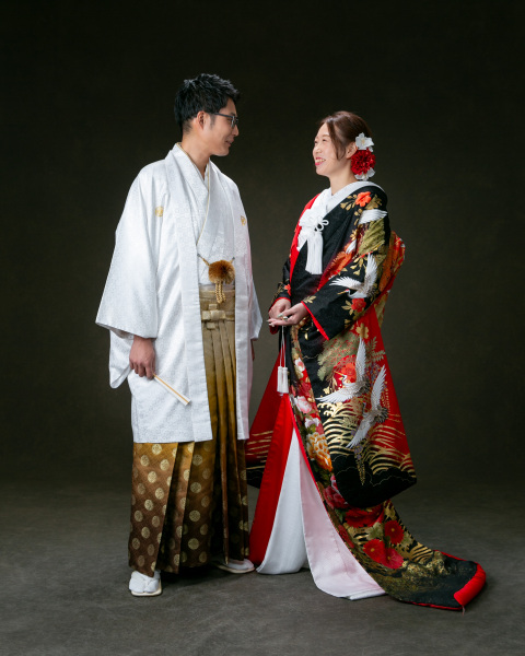 和装の撮影からスタート!