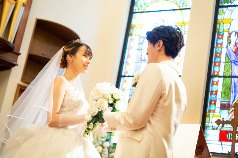 【チャペル×ウェディングドレス】貸切チャペルで王道フォトウエディング♪(データ、美容付)