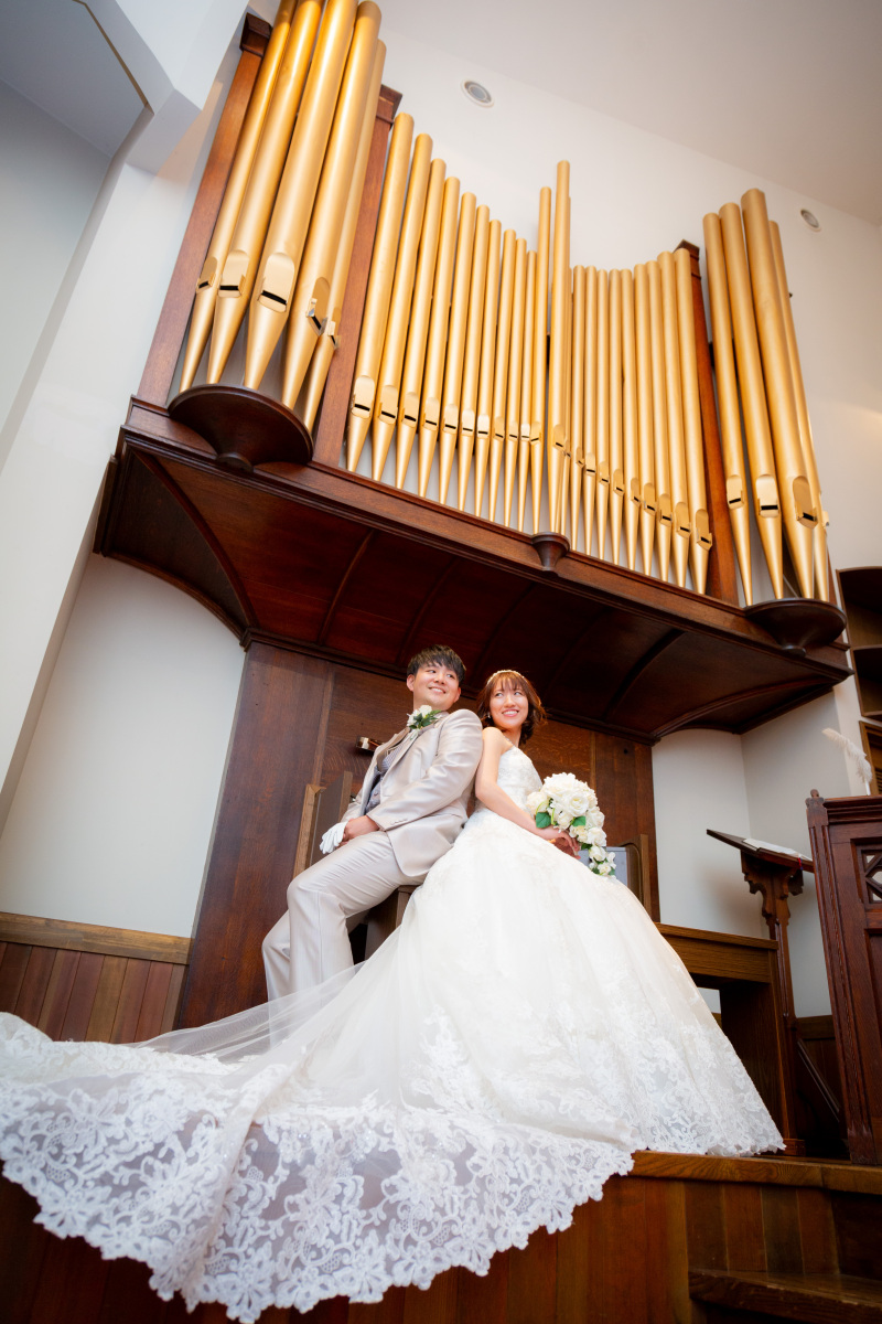 【チャペル×ウェディングドレス】貸切チャペルで王道フォトウエディング♪(データ、美容付)