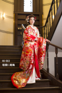 46-363　垣根に菊梅