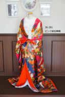 36-281　ピンク紫松華鶴