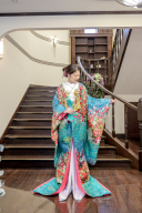 65-320　ブルー紅白梅