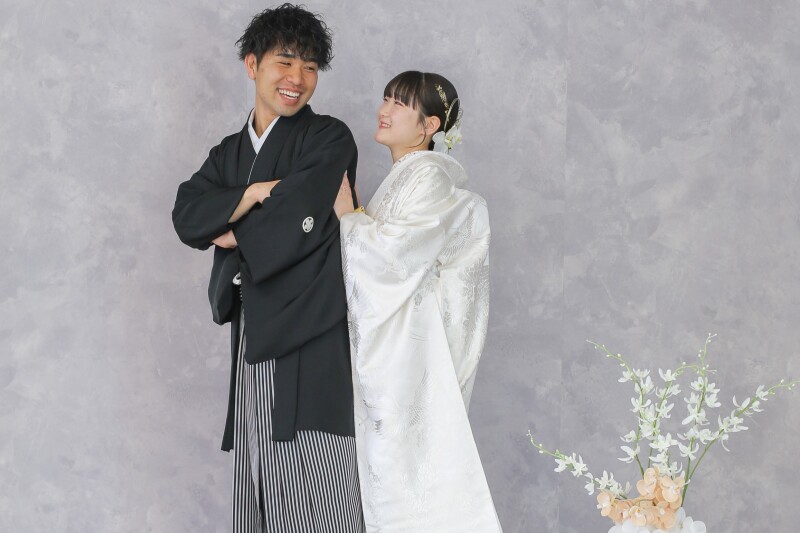 和装で迎えるフォトウェディング