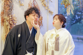 【和装スタジオ】笑顔いっぱいの前撮り