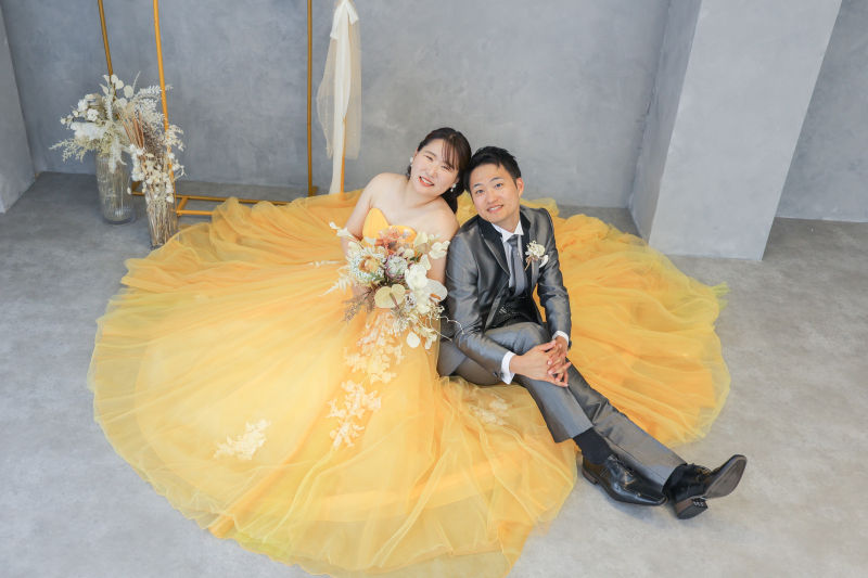 ドレスに包まれるお2人