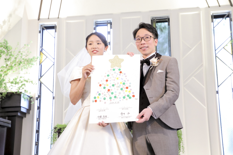 ウェディングツリー披露