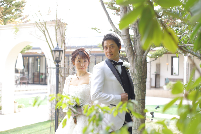 ガーデンでナチュラルフォト