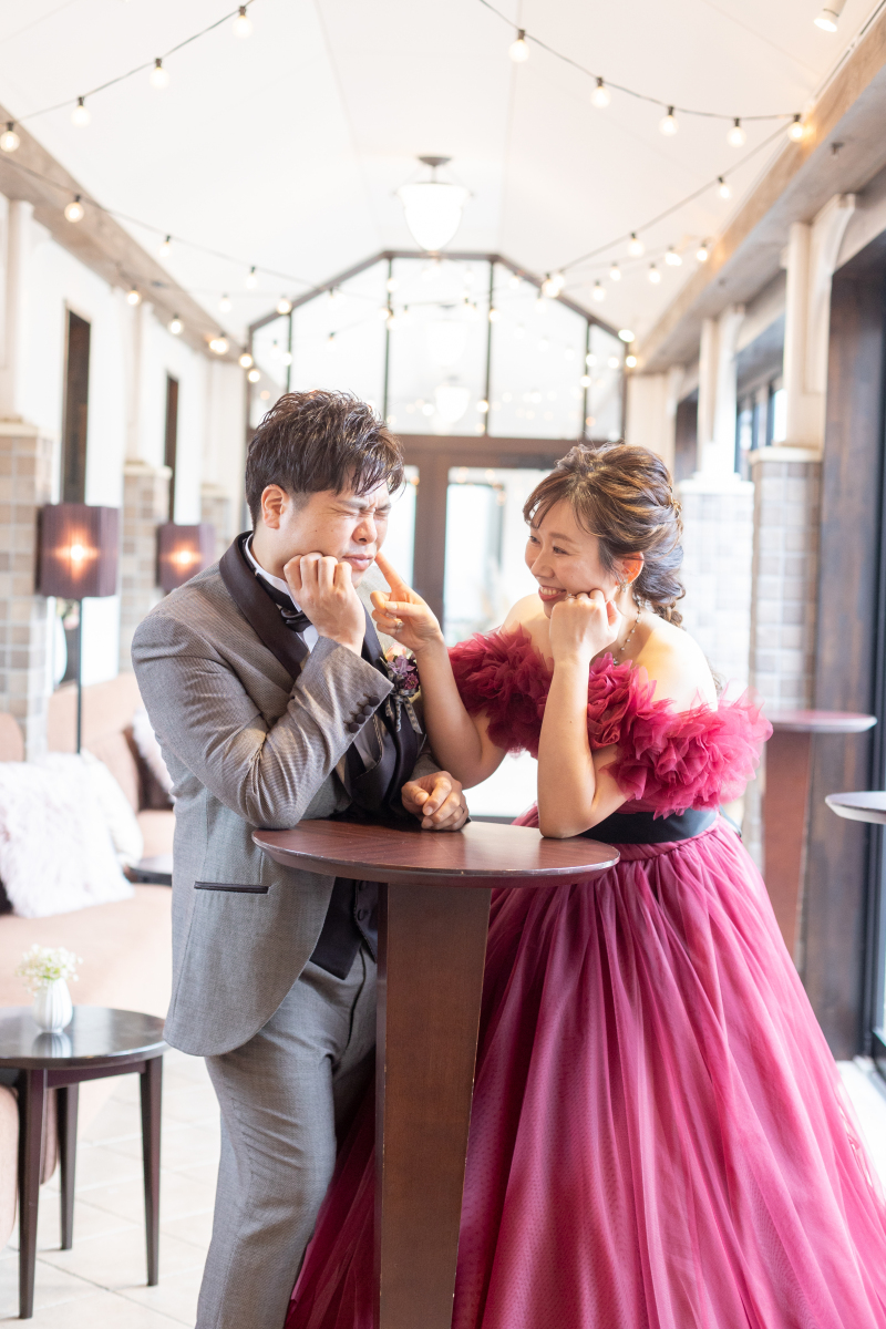 チャペルへ続くコリドーで