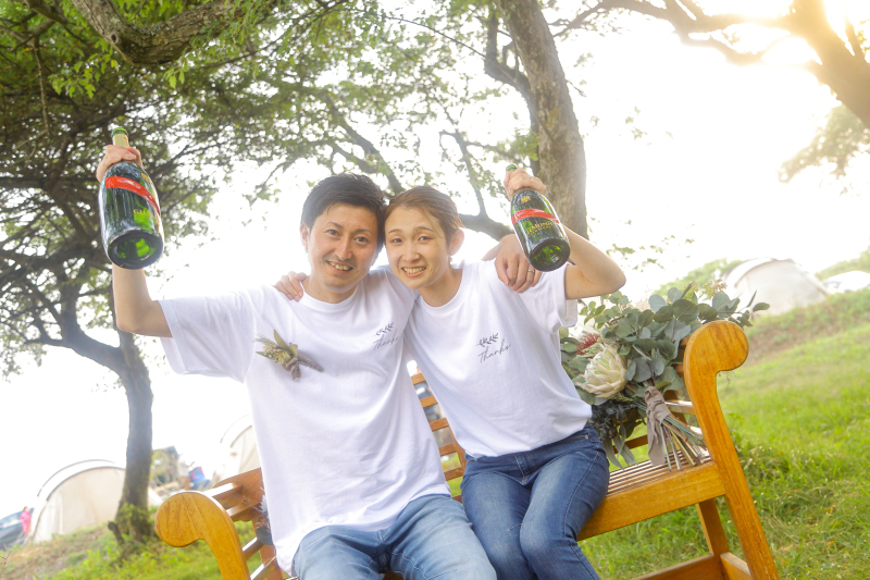 シャンパンと一緒に！