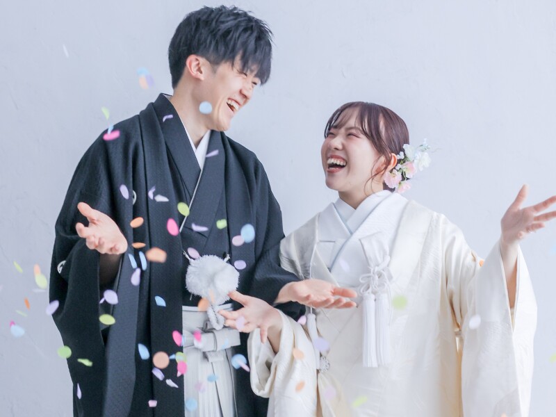 笑顔と遊び心を詰め込んで♡和装＆洋装スタジオ前撮り